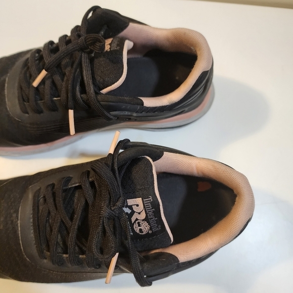 TIMBERLAND PRO women's black and pink drive train work sneakers size 7.5 - Picture 3 of 9
